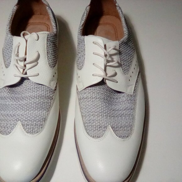 Stacy Adams White Wing tip Oxford main image 6